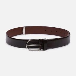 Van Heusen Brown Textured Leather Casual Belt-image-59