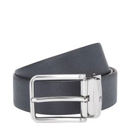 Tommy Hilfiger Talladega Navy & Tan Leather Reversible Belt for Men-image-41