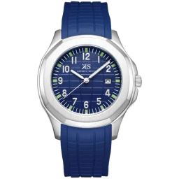 Kenneth Scott Men's Blue Dial Analog Watch - K24014-SSNN-74