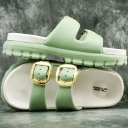Asian FEMINA-01 Women's FEMINA-01 Green Slides-picture-21