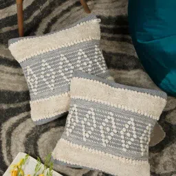Hosta Homes Multi Cotton Abstract Cushion Covers-image-99