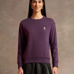 U.S. Polo Assn. Purple Cotton Printed Sweatshirt-picture-36