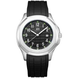 Kenneth Scott Men's Black Dial Analog Watch - K24014-SSBB-89