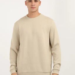 Calvin Klein Jeans White Cotton Regular Fit Sweatshirt-picture-12