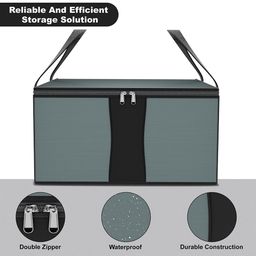 Kuber Industries Grey Set of 3 Regular Drawer Organiser Organisers image 5