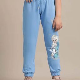 Kidsville Blue Cotton Printed Joggers-image-57