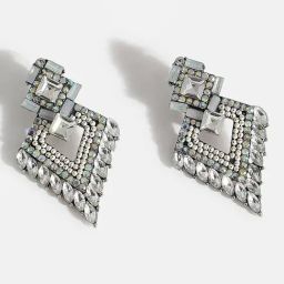 Sohi Multicolor Stone Drop Earrings-14