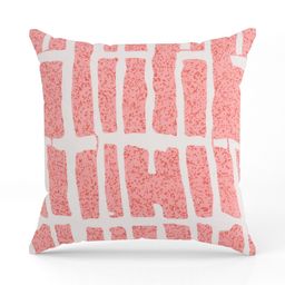 IVAZA Cream-Coloured & Pink Set of 4 Floral Square Cushion Covers image 2