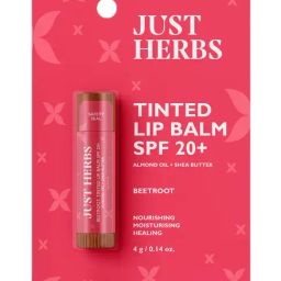 JUST HERBS Tinted Lip Balm SPF 20+ Beetroot - 4 gm-11