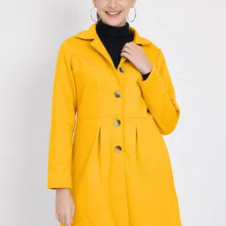 BRINNS Women Single Breasted Long Sleeves Overcoat-image-80