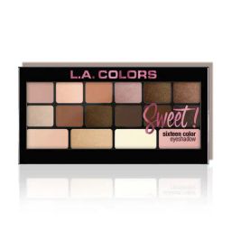 L.A. Colors Sweet! 16 Color Eyeshadow Palette Charming - 20 gm-9