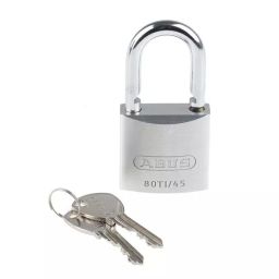 ABUS Key Weatherproof Titanium Weatherproof Padlock 8 mm Shackle 45 mm Body, 80TI/45-image-43