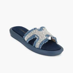 DressBerry Textured Party Platform Sandals-14