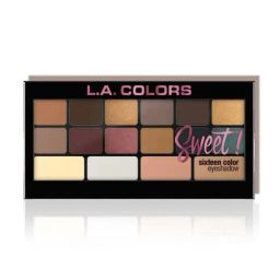 L.A. Colors Sweet! 16 Color Eyeshadow Palette Seductive - 20 gm-11