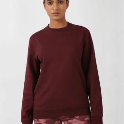 Reebok Maroon Regular Fit Sweatshirt-21