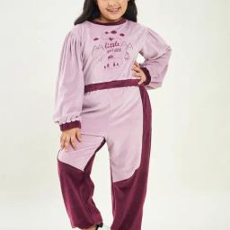 StyloBug Girls Purple Placement print Sweat Shirt-picture-45