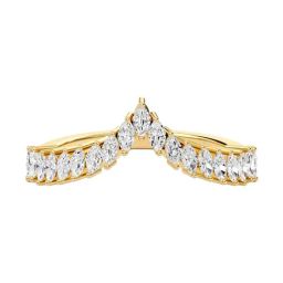 SHINE ETERNAL Lab Grown Diamond 18k (750) Yellow Gold Ring for Women-picture-2