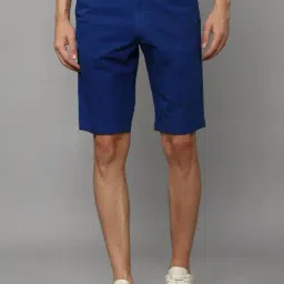 Allen Solly Blue Slim Fit Shorts-image-23