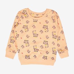 Bodycare Kids Girls Conversational Printed Sweatshirt-picture-42