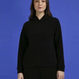 Pepe Jeans Black Plain Hoodie-image-61