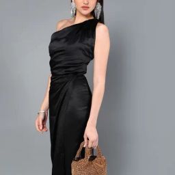 SASSORA RIM Gold Leather Embellished Medium Handbag-33