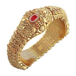 Joyalukkas 22k (916) Classic Grandeur Gold Bangle For Women-image-36