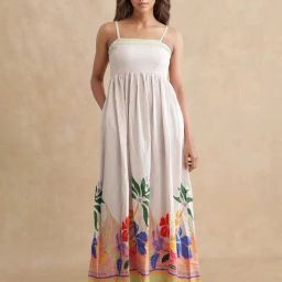 RAREISM Multi Rayon Printed Sleeveless Dress-picture-13