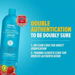GNC Liquid L-Carnitine 3000mg | Burns Fat | Added B Vitamins |Strawberry Flavoured Liquid - 450ml image 4