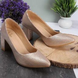 Carlton London Women's Rose Gold Casual Pumps-image-105