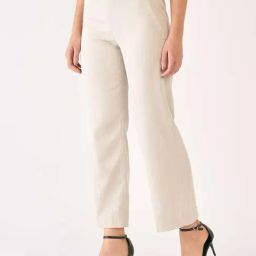 SALT Attire Off White Plain Trousers-picture-25