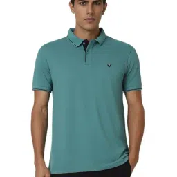 Van Heusen Green Regular Fit Polo T-Shirt-picture-35