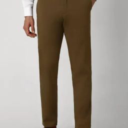 Van Heusen Brown Slim Fit Trousers-image-75