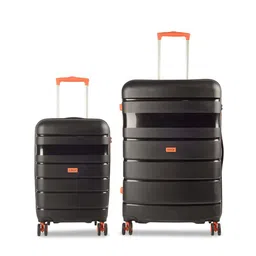 Timus Hard Luggage Set Of 2 Textured Hard-Sided Trolley Bags-80