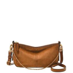 Fossil Jolie Brown Solid Small Sling Handbag-image-74