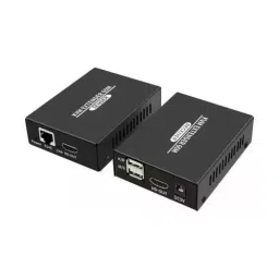 MakWorld Cat5e/6 RJ45 HDMI KVM Switch Extension Kit Black-84