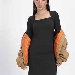 glitchez Midnight Muse Slim Fit Bodycon Dress-picture-9