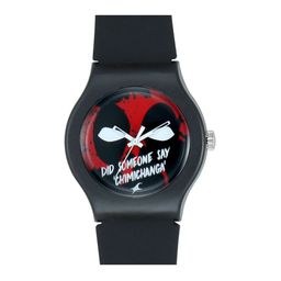 Fastrack Unisex Black & Red Dial & Straps Deadpool Print Analogue Watch 9915PP75-18