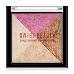 SWISS BEAUTY Baked Blusher & Highlighter Shade 5 - 7 gm-image-51