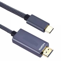 MakWorld Type-C to USB C to HDMI Cable 3 m Length 4K 60Hz Blue-31