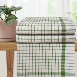 Athom Living Premium Cotton Bath Towel 75 x 150 Green Colour Pack of 3-image-1