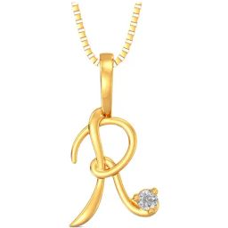 Joyalukkas R 18k Gold & Diamond Pendant with Chain-image-11