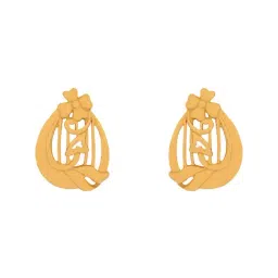 PC Jeweller Desapali 22 kt Gold Earrings-image-15