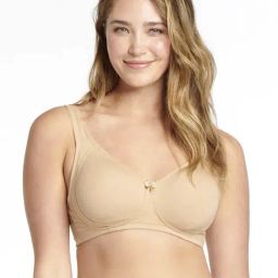 Jockey Beige Cotton Full Coverage Bralette Bra-picture-16