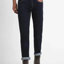 Peter England Jeans Navy Slim Fit Jeans-picture-47
