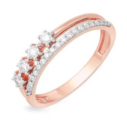 Malabar Gold and Diamonds 18k Gold Casual Ring for Women-picture-4