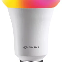 Bajaj 9W WiFi Smart LED Bulb (16 Million Colors) (Compatible with Amazon and Google Alexa) 830410-14