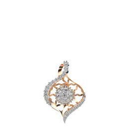 VALANOVA Women 14K Rose Gold Diamond Pendant-picture-48