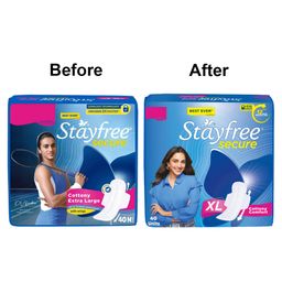 Stayfree Secure Cottony Sanitary Pads with Wings Extra Large - 40 Pieces-17