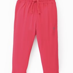 Doreme Single Jersey Knitted Full Length Lounge Pant Solid Colour - Pink-picture-20