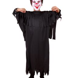 Itsmycostume Halloween Theme Full Sleeves Ghost Costume Set - Black-image-99